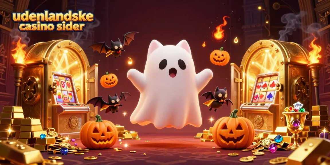 Play at udenlandske casino sider with our friendly ghost cat and vampire bat in a luxurious haunted casino.