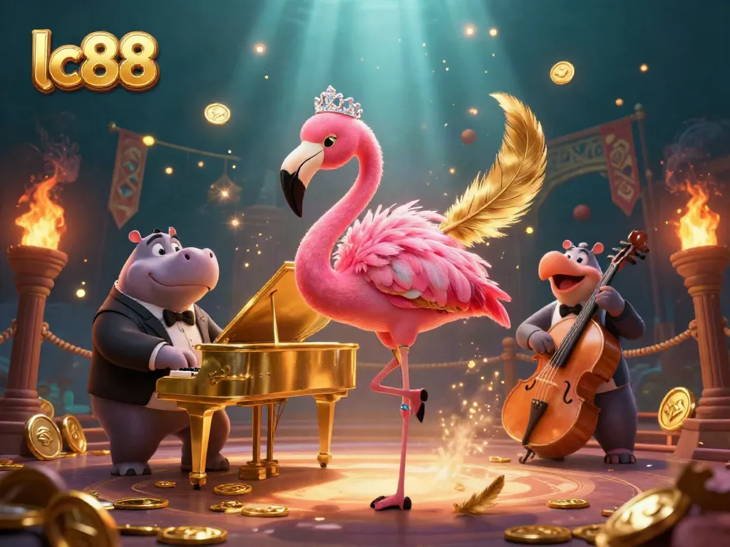 Engage with thrilling gameplay at lc88, where winning opportunities bloom amidst vibrant casino characters.