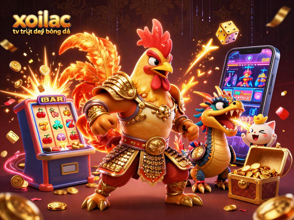 Experience the thrill of xoilac tv trực tiếp bóng đá with dynamic casino gaming, vibrant characters, and exciting elements.